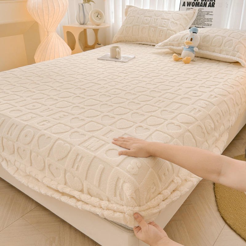 Thick Winter Three-dimensional Velvet Bed Sheet